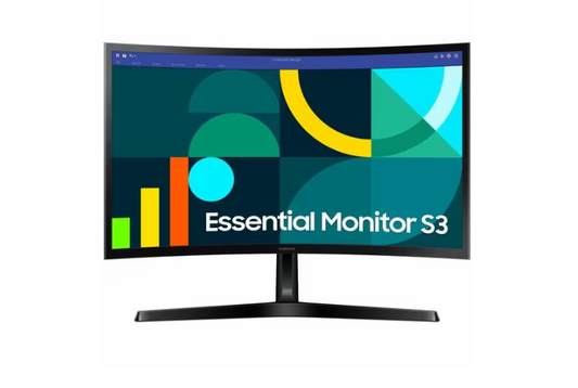 Monitor LED Samsung Essential S3 24" Class Full HD Pantalla curva