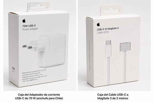 Apple Cargador USB-C 70W + Cable USB-C a MagSafe 3